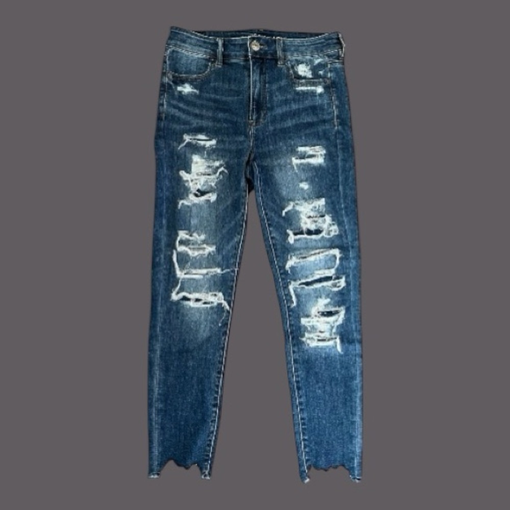 American Eagle Outfitters Distressed Denim Skinny Jeans